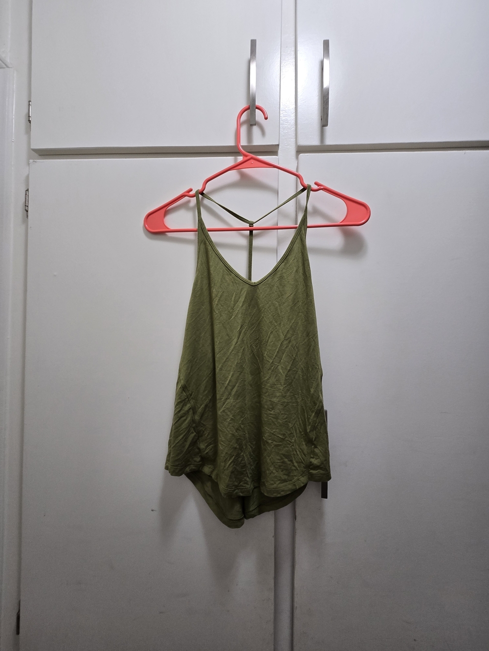 Lululemon Athletica Modal-Silk Yoga Tank TopColor: Bronze Green / Olive Green
